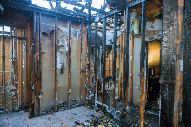 Professional Emergency Fire Cleanup technician working in Moorestown, NJ